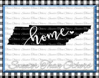 Tennessee home SVG T shirt Design Vinyl Tennessee (SVG and DXF Files) Tennessee Silhouette, Silhouette, Cameo, Cricut, Instant Download
