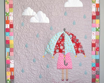 Rainy Day Quilt Pattern in PDF for Digital Download