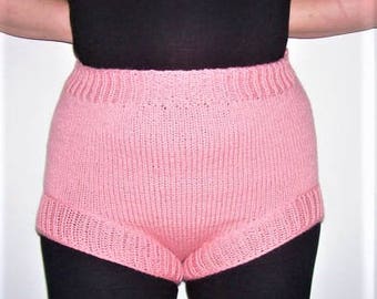Hand knitted Adult Wool Diaper Cover Knit Adult Diaper Cover Big Baby Cloth Diaper Cover Wool Ready to ship size Small