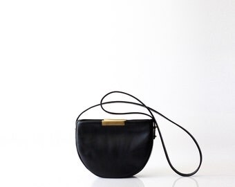 mini leather saddle bag OPELLE Micro Meena cross body purse