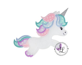 Unicorn Applique Design - Unicorn Design - Unicorn Embroidery Design - Machine Embroidery Design - Applique Design