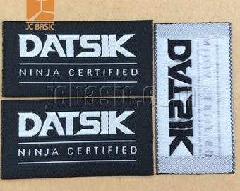 1000 HD woven label, custom high definition woven label