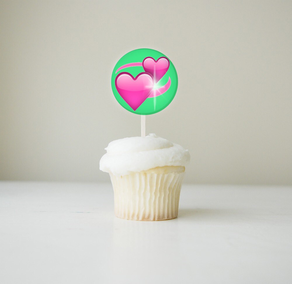 Emoji Bottle Cap Images Digital Collage Sheet 1 by KoolCatDesigns