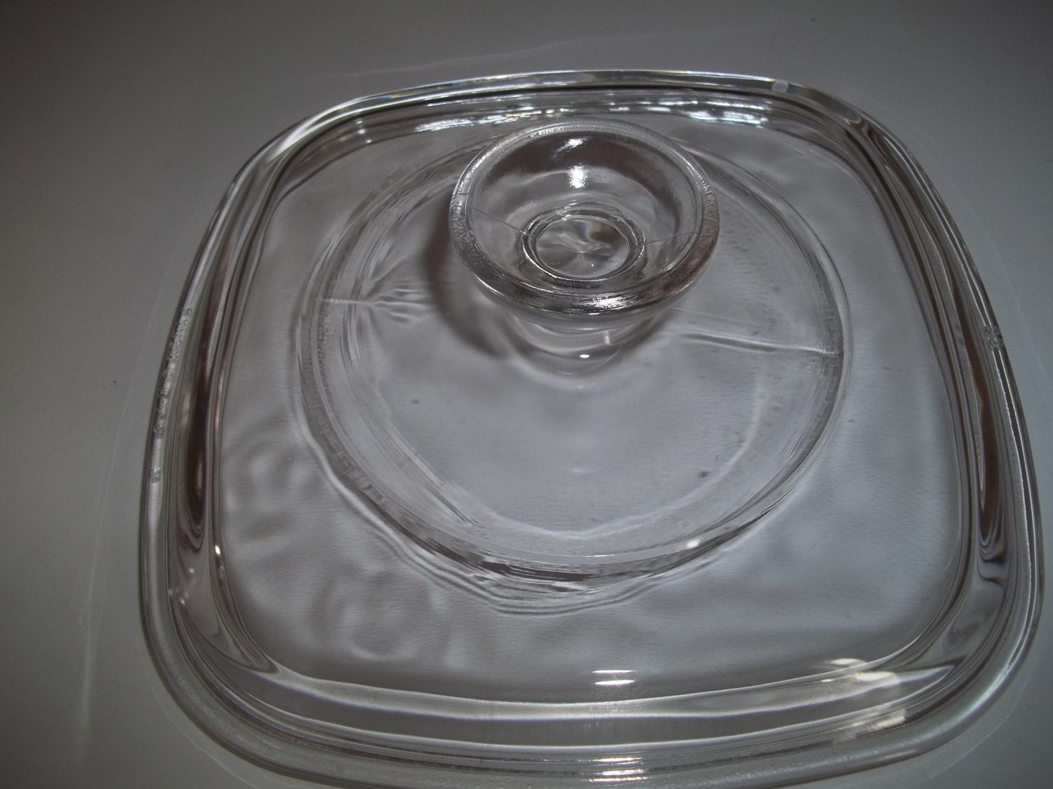Pyrex Large Knob Lid fits Corning Ware 1 1 1/2 or 1 3/4