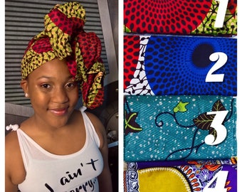 African clothing, African Kitenge Headwrap, Yellow/Black Ankara Headwarp fabric, Ankara head wraps, African Head wraps for women,