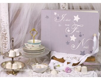 Nice Album photo stars child souvenirs baby shower girl or boy Baptism guestbook scrapbooking