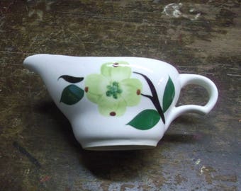 Dixie Dogwood Creamer by Stetson, Dixie Dogwood Creamer by Joni China, Chartreuse Flower