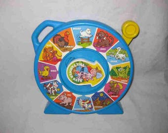 Great 1989 MATTEL See N Say The Farmer Says Animal Sounds Toy