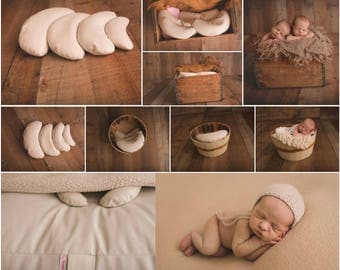Newborn Posing Beans 4Pk. SALE! Photography. Baby Prop. Pillows. Studio Poser. Bean Bag