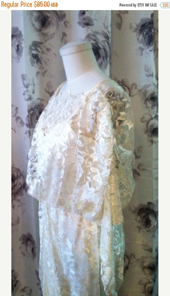 Dress SALE Downton abbey era style lace dress by ErnaAndCo on Etsy