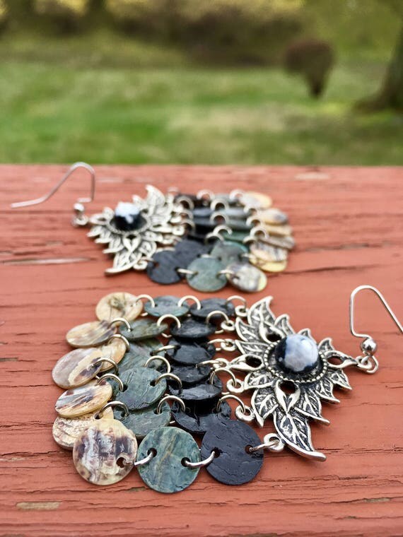 Moonlight Mussel Shell Earrings