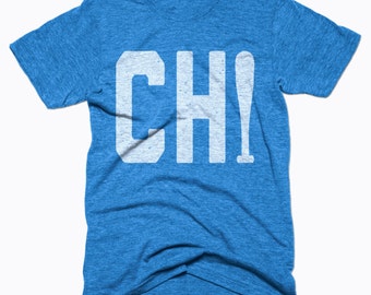 Chicago Cubs Shirt - Chicago Baseball - Chicago Shirt - Men's Unisex Sizing - Vintage Print -