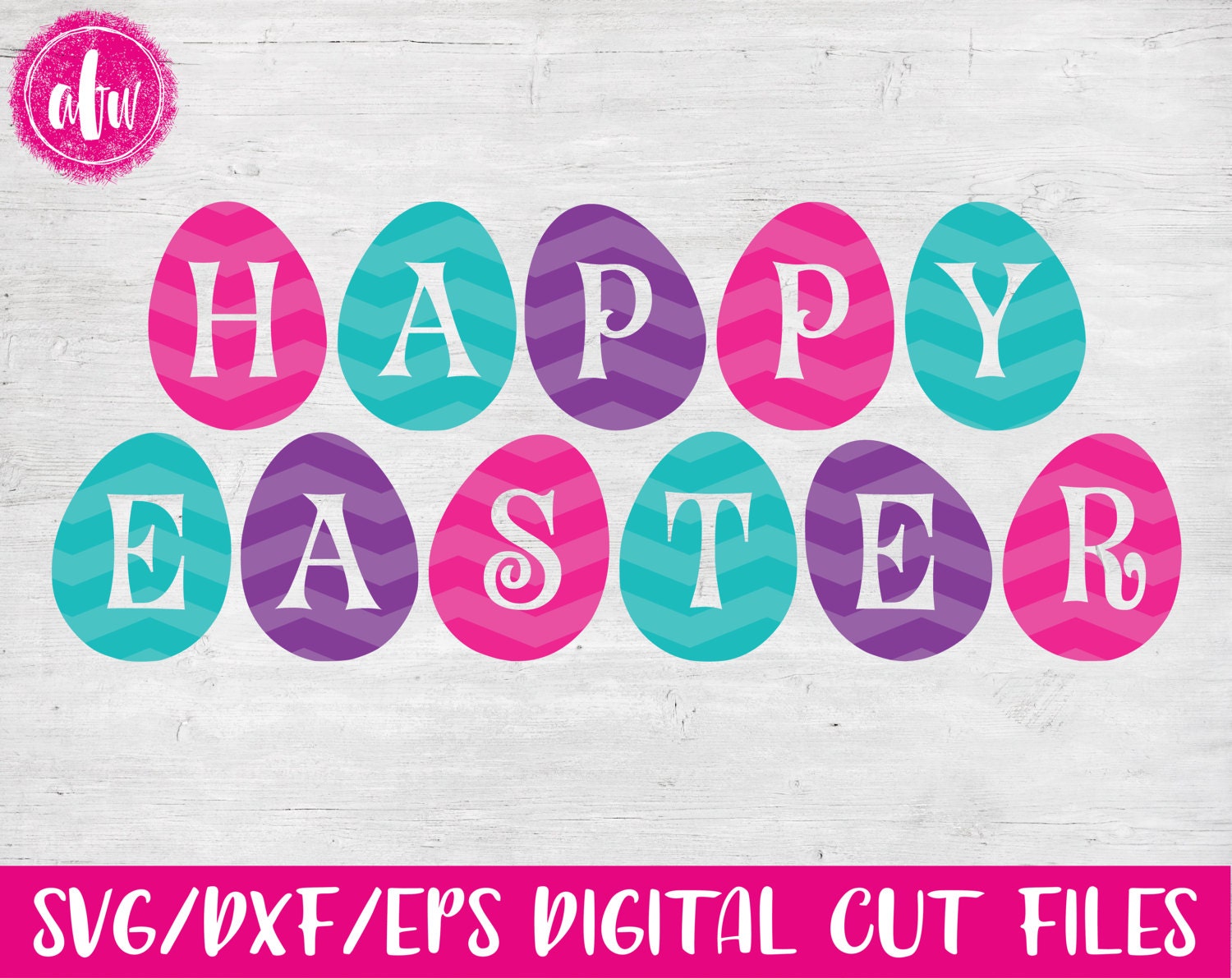 Download Happy Easter Eggs, SVG, DXF, EPS, Cut Files, Vector, Silhouette, Cricut, Spring, Bunny, Easter ...