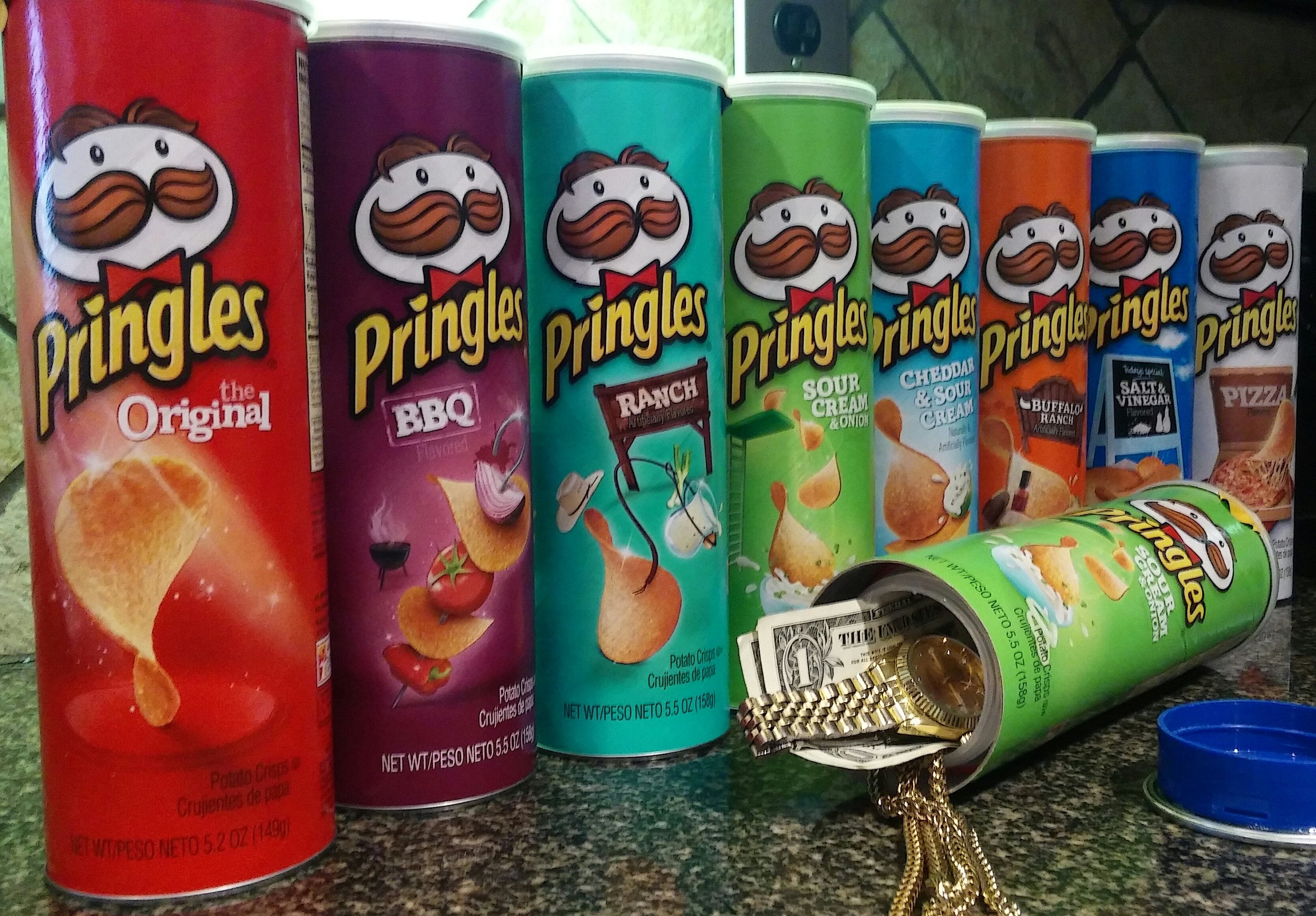 Pringles Stash Can Diversion Safe w/ Chips Inside. Choose