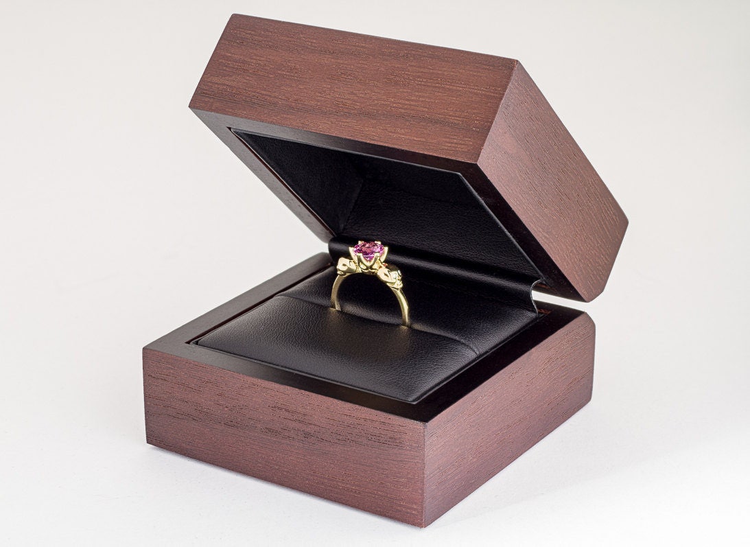 wooden walnut box ring box boxing upgrade for kipkalinka jewellery redbrown ring box engagement wedding ring box - Wedding Ring Boxes wooden walnut box ring box boxing upgrade for kipkalinka jewellery redbrown ring box engagement wedding ring box - Wedding Ring Boxes