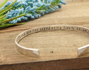 Maid of Honor Gift Sister, Personalized Bridesmaid Gift, Will You Be My Bridesmaid, Bride Squad, Bride Tribe, Secret Message Bracelet