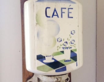 French vintage coffee grinder