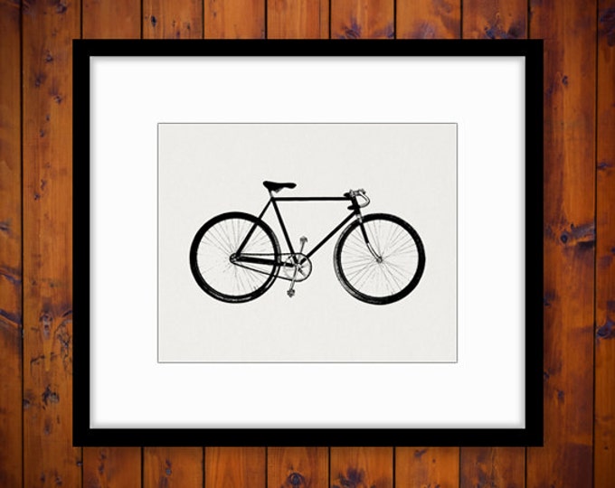 Digital Printable Antique Bike Graphic Vintage Bicycle Illustration Download Image Clip Art Jpg Png Eps HQ 300dpi No.1443