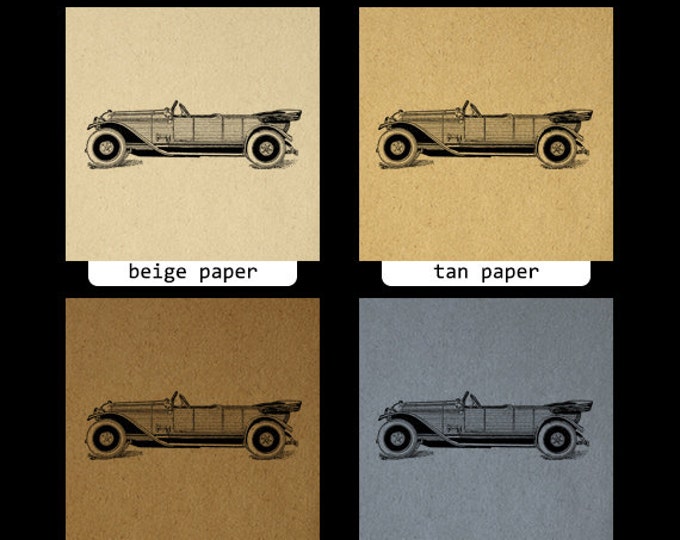 Digital Car Antique Automobile Image Graphic Printable Download Vintage Clip Art Jpg Png Eps HQ 300dpi No.3424