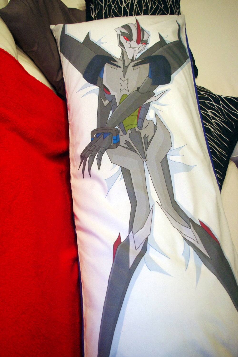 Transformers Prime Starscream Body Pillow Case