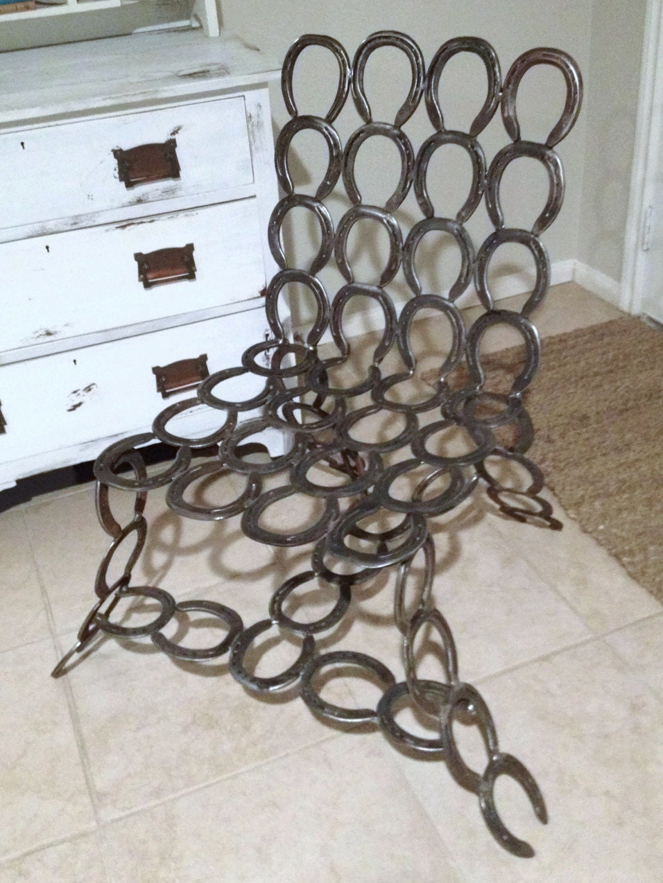 Rustic Horseshoe Chair The Heritage