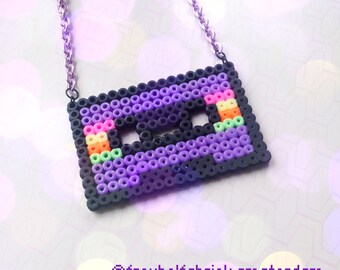 Perler bead jewelry | Etsy