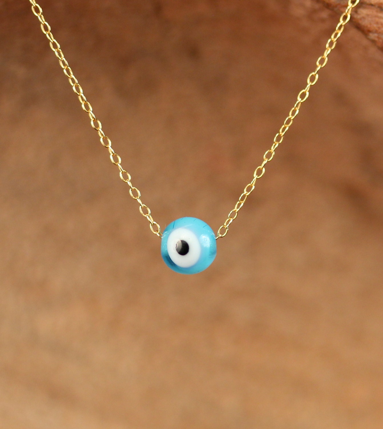 Eye necklace gold evil eye necklace blue evil eye evil eye silver necklace a little blue
