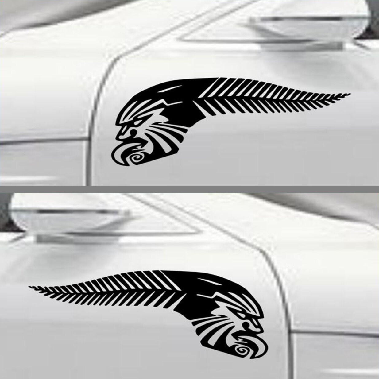 kiwi pride nz sticker silver fern maori tattoo design decals kiwi pride nz sticker silver fern maori tattoo design decals