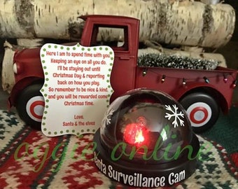 Santa Cam - Elf Cam - Realistic Santa Cam - Santa Camera - Elf Camera - Elf accessory - Santa Surveillance
