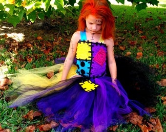 Sally, from Nightmare Before Christmas, inspired tutu dress costume