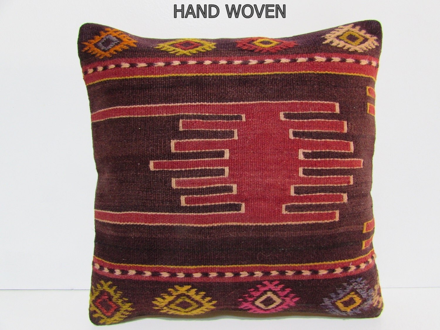 hippie pillow case 18x18 designer pillow by DECOLICKILIMPILLOWS