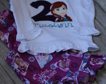 Anna Frozen Birthday outfit/Anna/Frozen/Disney