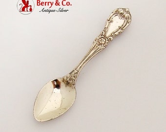 Burgundy Salt Spoon Pin Reed Barton Sterling Silver 1950