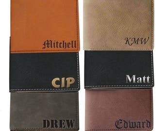 Custom Wallet, Mens Leather Wallet, Bi Fold Wallet, Engraved Wallet, Personalized Leather Wallet, Monogrammed Wallet, BiFold Wallet