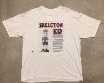 Vintage 1990's Skeleton Ed T-Shirt