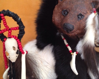 OOAK Art Doll, Shapeshifter Shaman, Bear