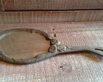 Vintage Floral Hand Mirror