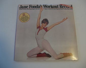 New Factory Sealed! - Micahel Jackson - Jane Fonda - Workout Records - Circa 1981