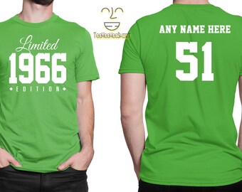 1966 Limited Edition 51st Birthday Party Shirt, 51 years old shirt, limited edition 51 year old, 51st birthday party tee shirt