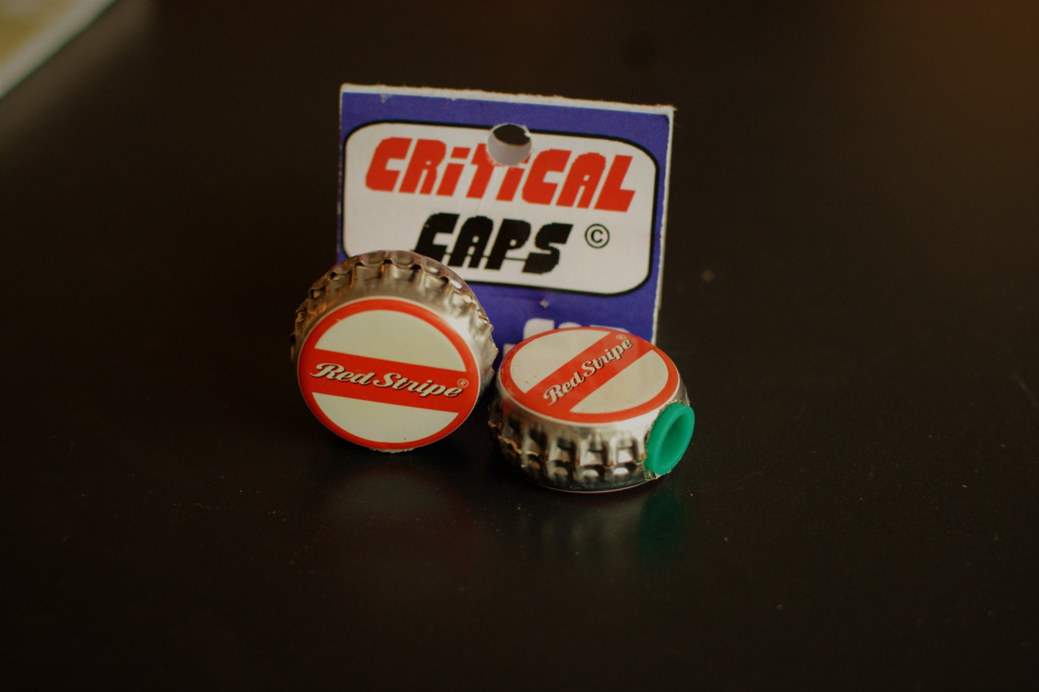 Beer Bottle Custom Valve Stem Cap by Critical Caps