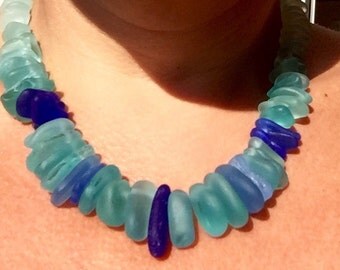 Sea Glass Necklace, Sea Glass Jewelry