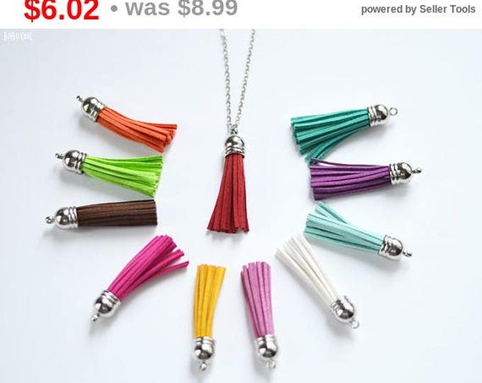 Boho Chic // Pendant metal brass color silver and ECO-leather // Choose Your Color