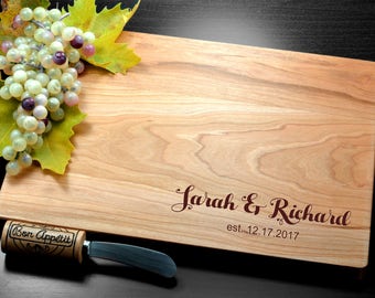 Personalized Cutting Board Personalized Custom Cutting Board Wedding Gift Cutting Board Engraved Cutting Board Anniversary Cutting Board
