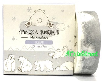 Washi Tape 1.5cmx7m Life Polar Bears SM382032