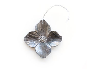 Ornament: Hand-forged Dogwood Blossom