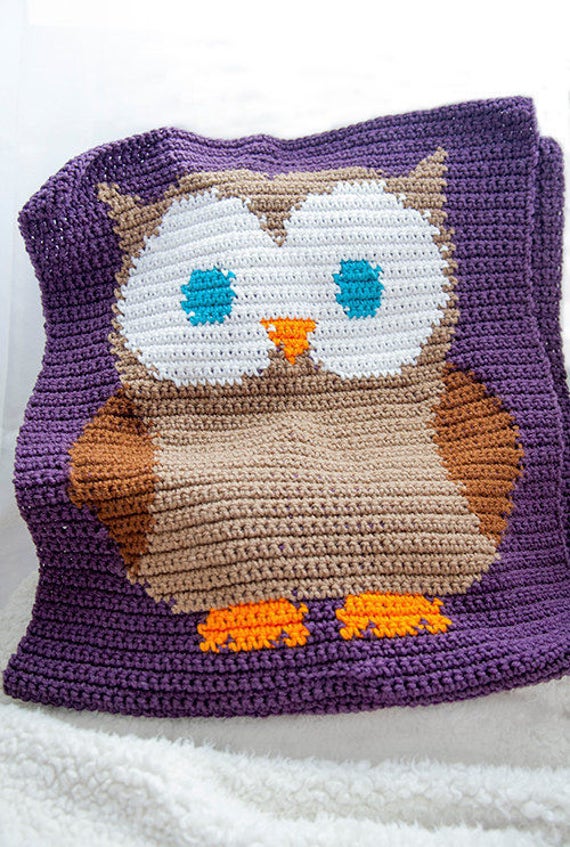 owl plush blanket