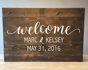 Wedding welcome sign, Wood Wedding Welcome Sign, Rustic Wood Wedding Sign, Rustic Wedding Sign, Wood welcome sign, Wooden Welcome sign