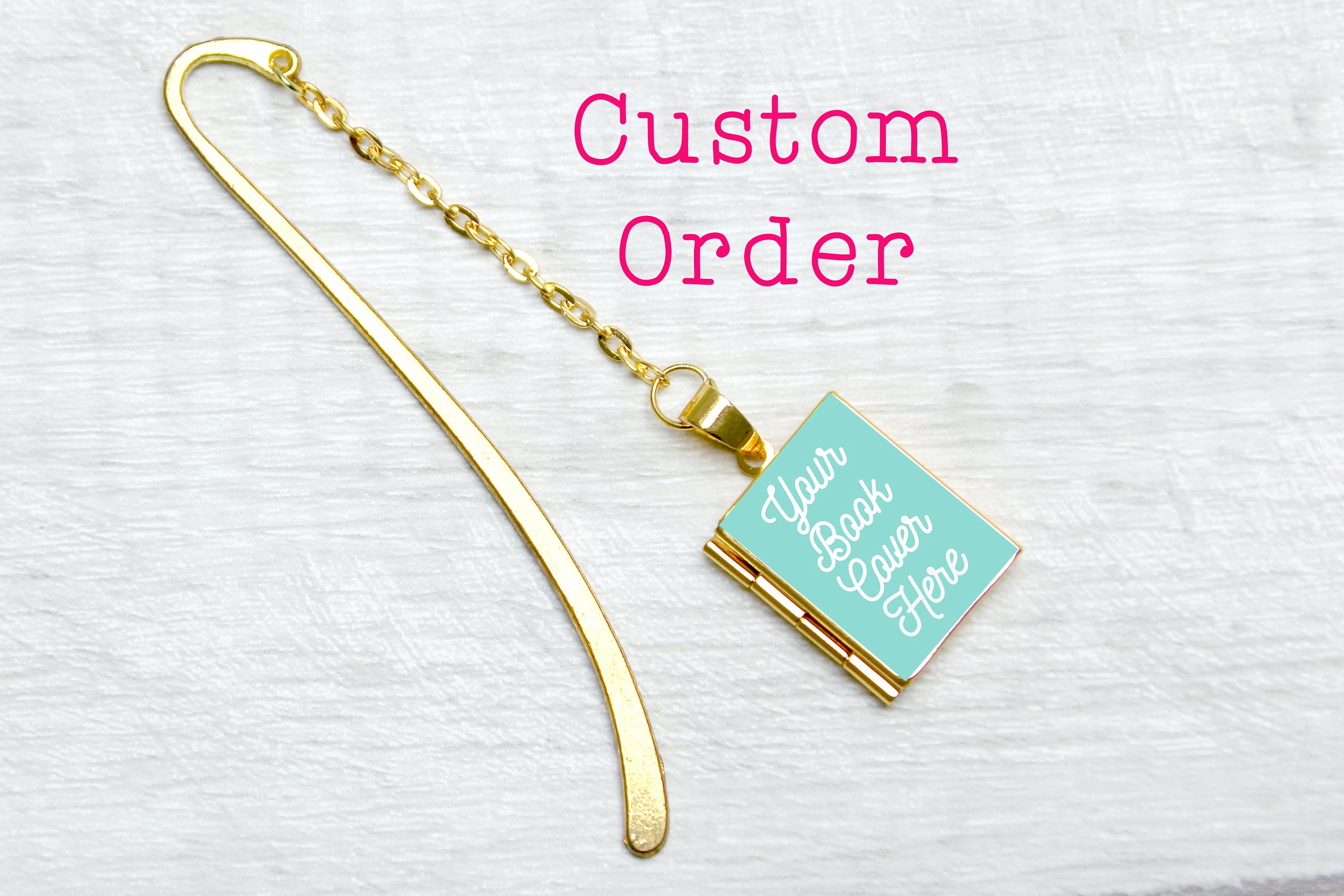 Custom Metal Bookmark Charm Reading Accessories Literary Book