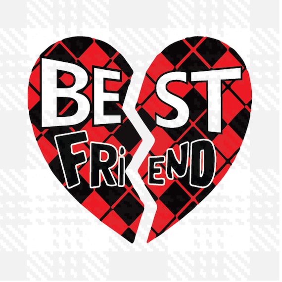 Best Friend svg Studio3 Eps Dxf and Png BFF SVG Cut by Dxfstore