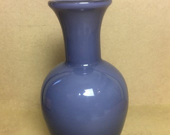Unique 70s Larry Laslo For Mikasa Japan Handblown Lavender Purple Art Glass Vase